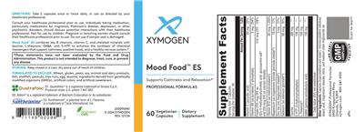 Mood Food ES label