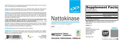 Nattokinase label