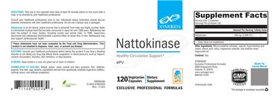 Nattokinase label