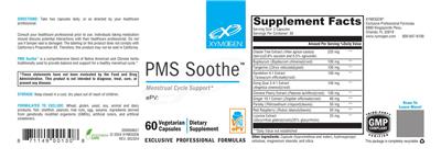 PMS Soothe label