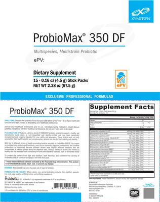 ProbioMax 350 DF label