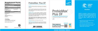 ProbioMax Plus DF label