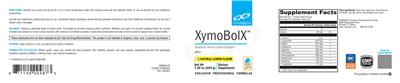XymoBolX Natural Lemon Flavor label