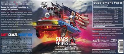 Stars & Pipes Cherry Bootlegger label
