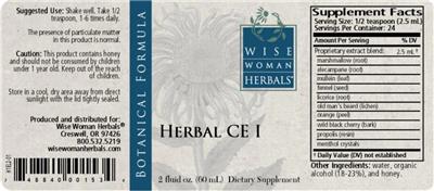 Herbal CE I label