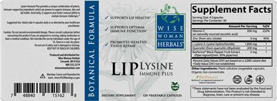 Lip Lysine Immune Plus label