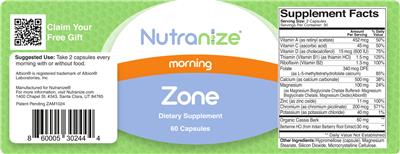 Zone Morning label