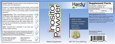 Inositol Powder label