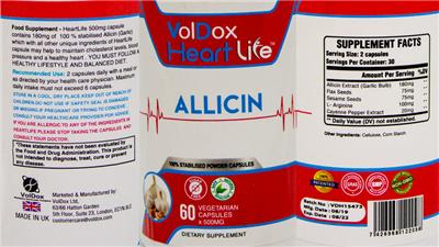Allicin label