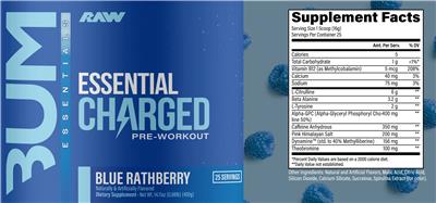 Essential Charged Blue Rathberry label