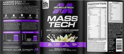 Mass Tech Vanilla label