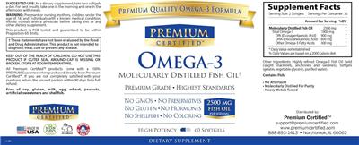 Omega-3 label