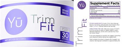 Trim Fit Mixed Berry label