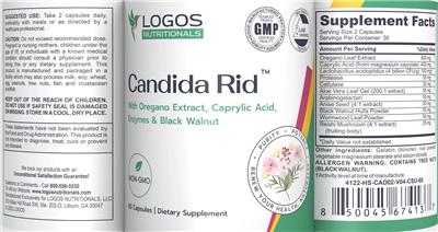 Candida Rid label