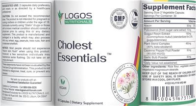 Cholest Essentials label