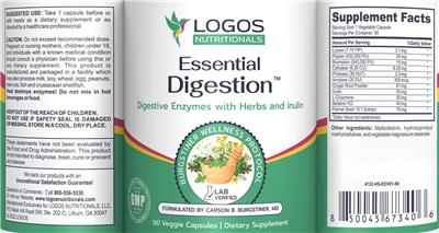 Essential Digestion label