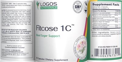 Fitcose 1C label