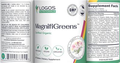 MagnifiGreens label