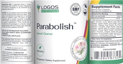 Parabolish label