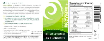 Enzymes + label