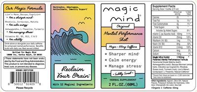 Mental Performance Shot label