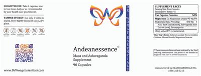 Andeanessence label