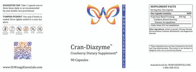 Cran-Diazyme label
