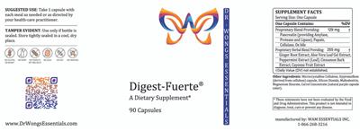 Digest-Fuerte label
