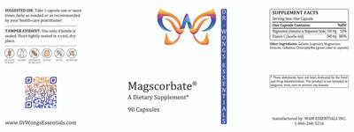 Magscorbate label