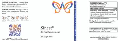 Sinest label