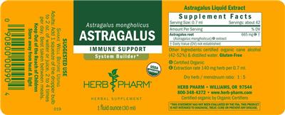 Astragalus label