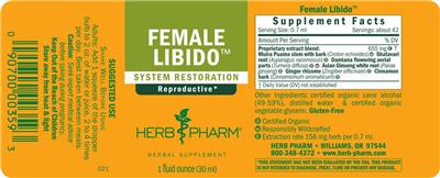 Female Libido label