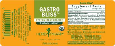 Gastro Bliss label
