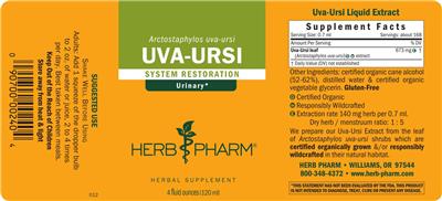 Uva-Ursi label