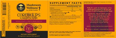 Cordyceps label