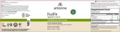FeelFit Watermelon Kiwi Flavor label