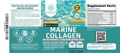Marine Collagen label