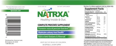 Natrxa label
