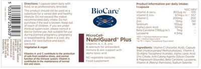 MicroCell NutriGuard Plus label