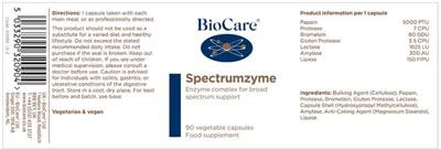 Spectrumzyme Capsule label