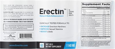 Erectin label