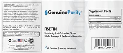 Fisetin label