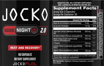 Jocko Good Night 2.0 label