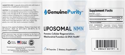 Liposomal NMN label