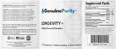 Longevity+ label