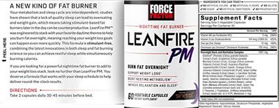 LeanFire PM label