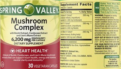 Mushroom Complex label
