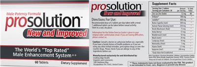 Prosolution label