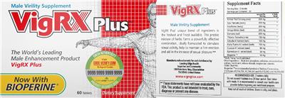 VigRX Plus label