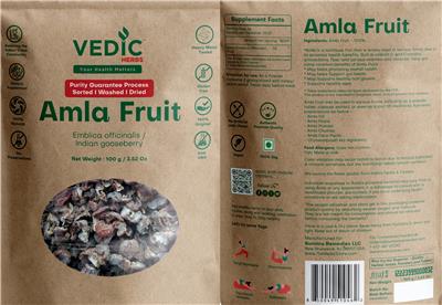 Amla Fruit label